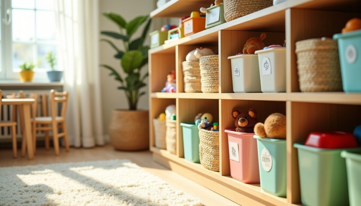 Conseils malins pour organiser et optimiser le rangement des jouets dans chaque pièce de la maison