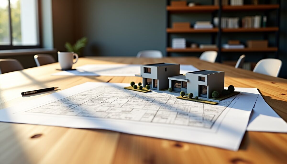 Permis de construire pour deux maisons individuelles avec division de terrain intégrée